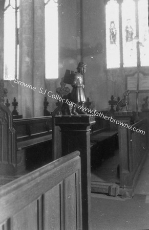 SS.PETER & PAUL BENCH ENDS PEDLAR OF SWAFFHAM THIS DOG